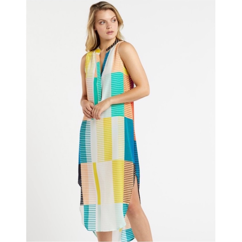 Marie Oliver Multicolor Striped Dress